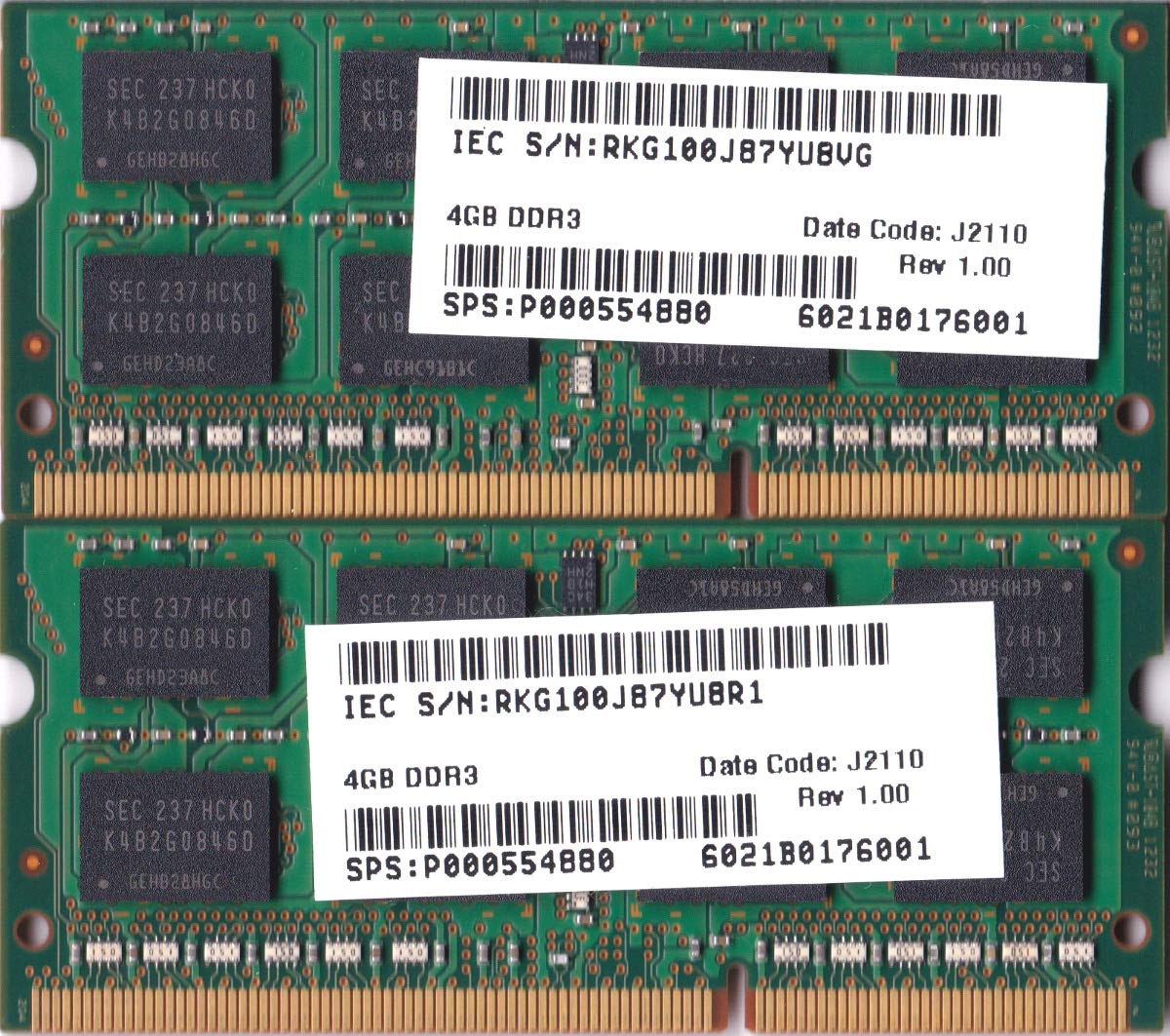 や*た様 SAMSUNGなど メモリ　8G 3枚 4GB 3枚 PC4 Amazon.co.jp: SAMSUNG 4GB x 2枚組み 合計8GB SO-DIMM 204pin ノート