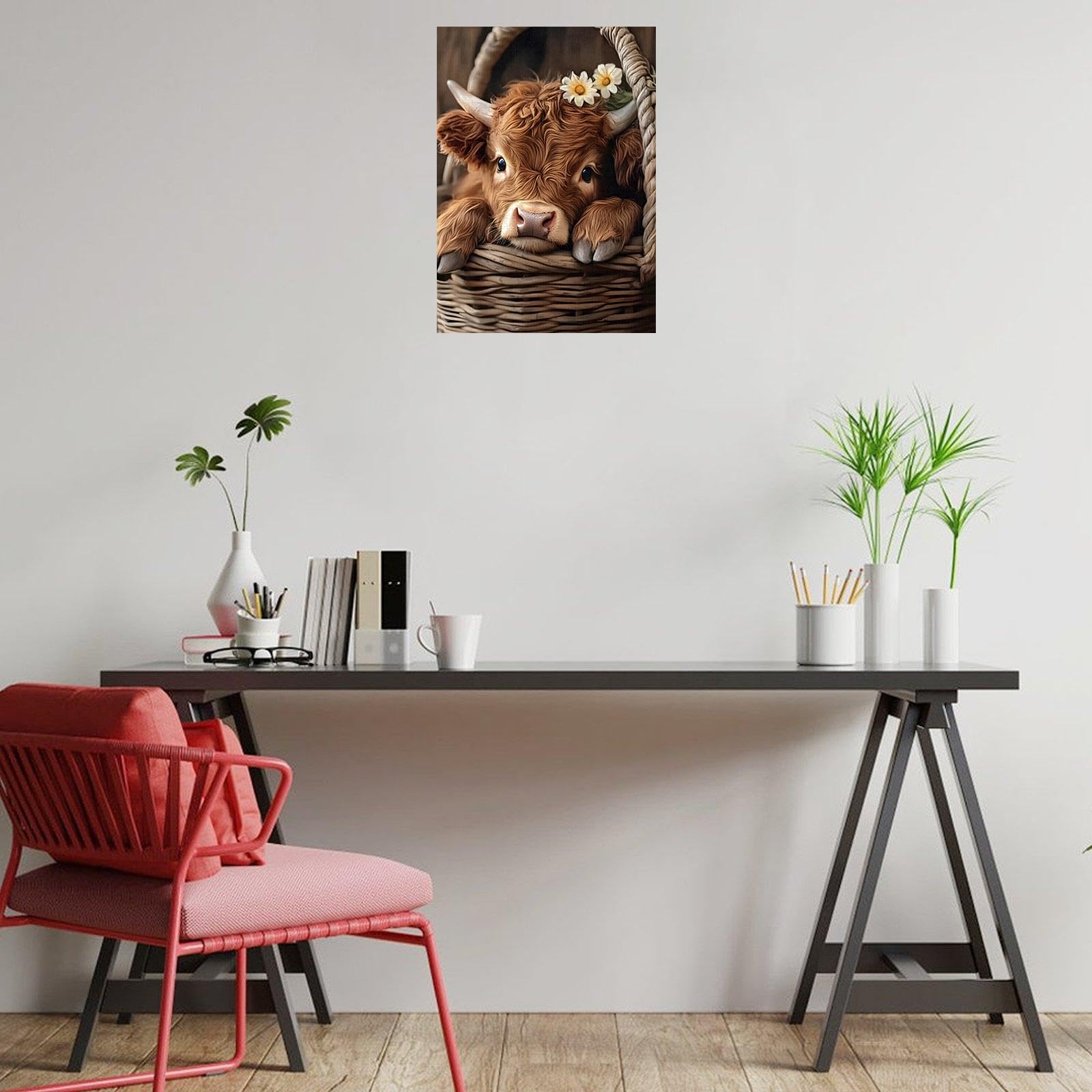 Great Jigsaw Puzzles for Adults 1000 Pieces Highland Cow Wooden Challenging Puzzles Gift for Friends Family Home Decoration Puzzle - Image 3