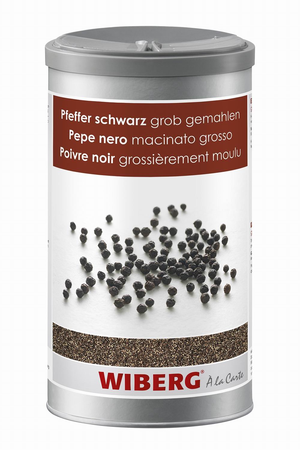 Wiberg Pfeffer schwarz grob gemahlen 520g Aromatresor Gewürz