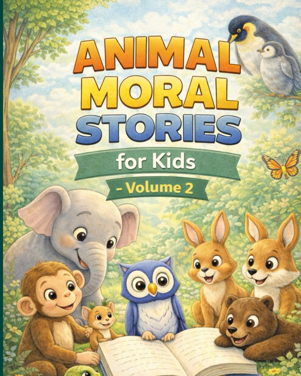 Animal Moral Stories for Kids – Volume 2: Heartwarming Animal Tales That Teach Kindness, Courage, and Good Values