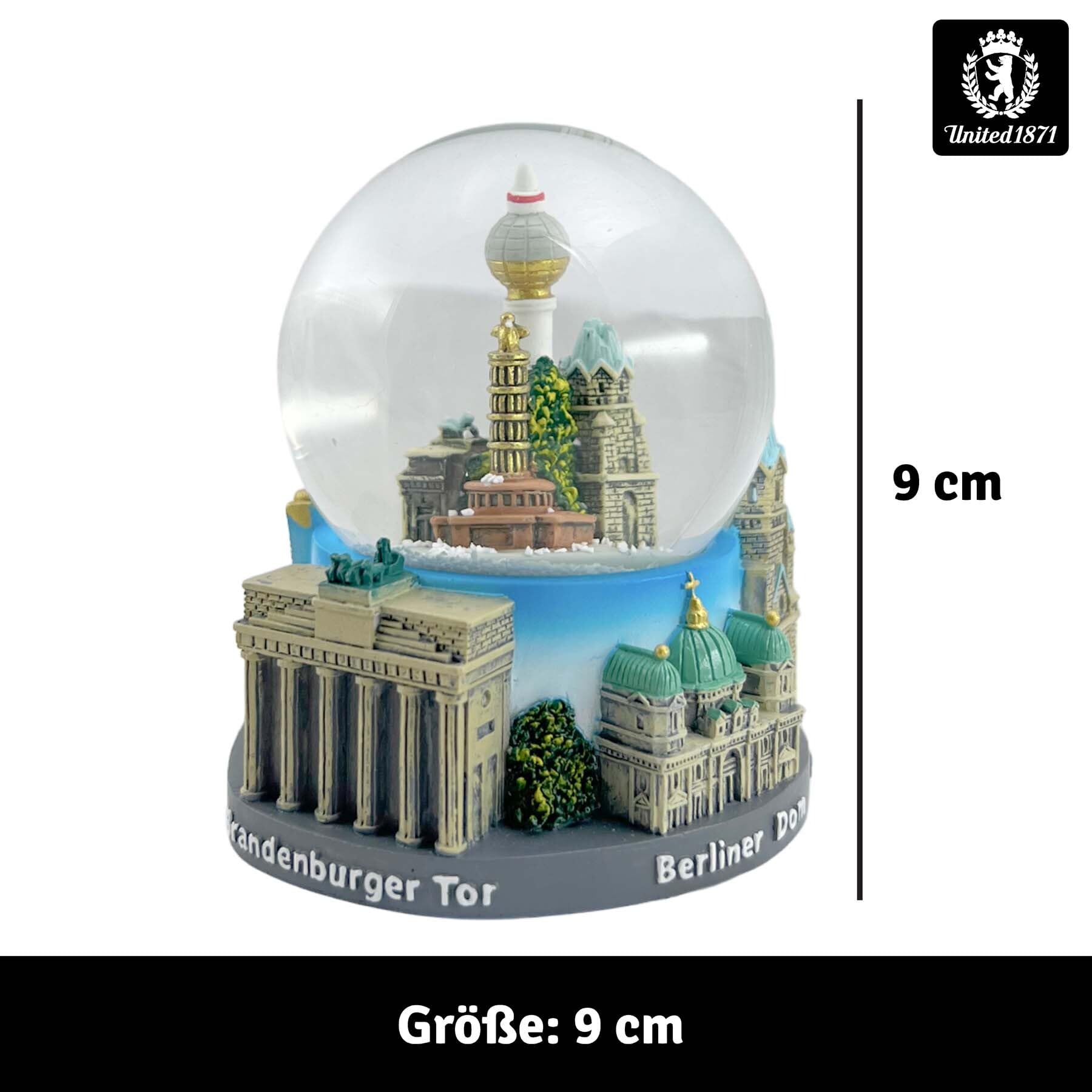 Sfera di neve di Berlino, souvenirs, Snowglobe, Souvenir Germania, souvenir in Germania in confezione regalo, 86102