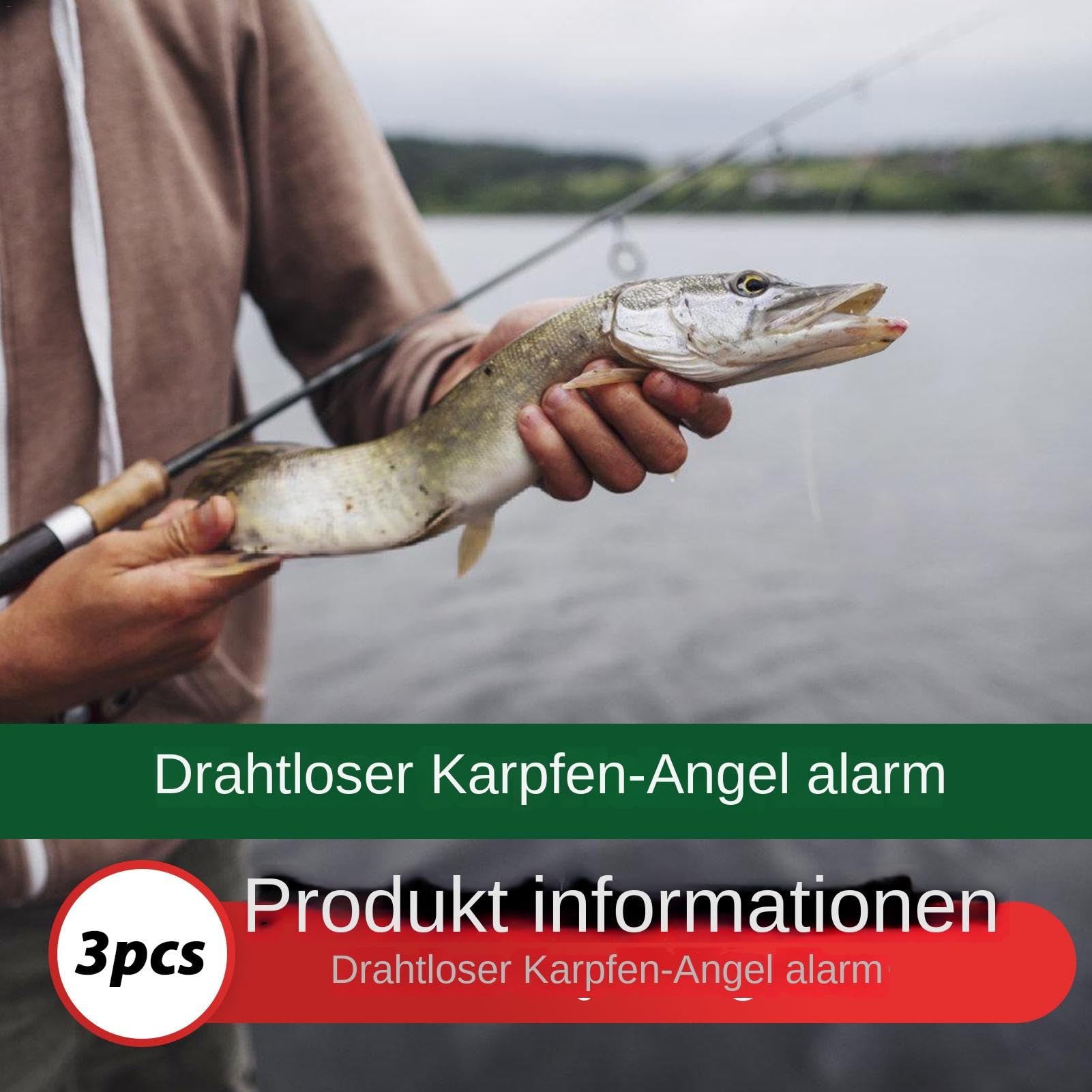 Sygnalizator brań do łowienia ryb, sygnalizator brań i alarmy podczas | łowienia ryb, alarm LED wędkarski, zestaw sygnalizatorów brań, alarm wędki do łowienia karpia na świeżym powietrzu