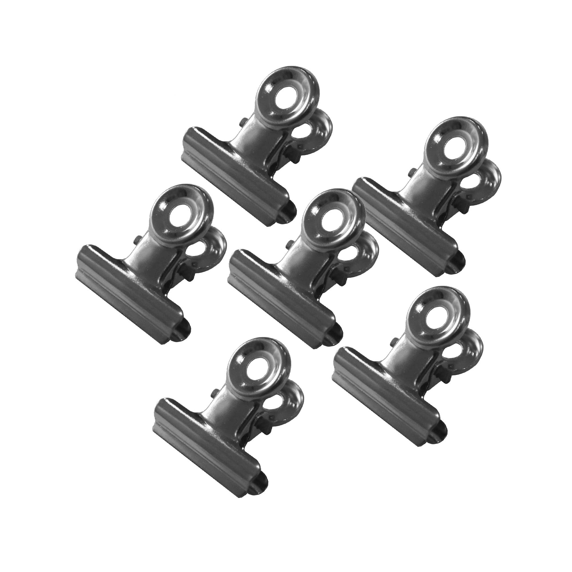 HaberCrafts Bulldog Clips Money Clip Letter Clips Silver Metal Clip (Silver 22mm, Pack of 360)