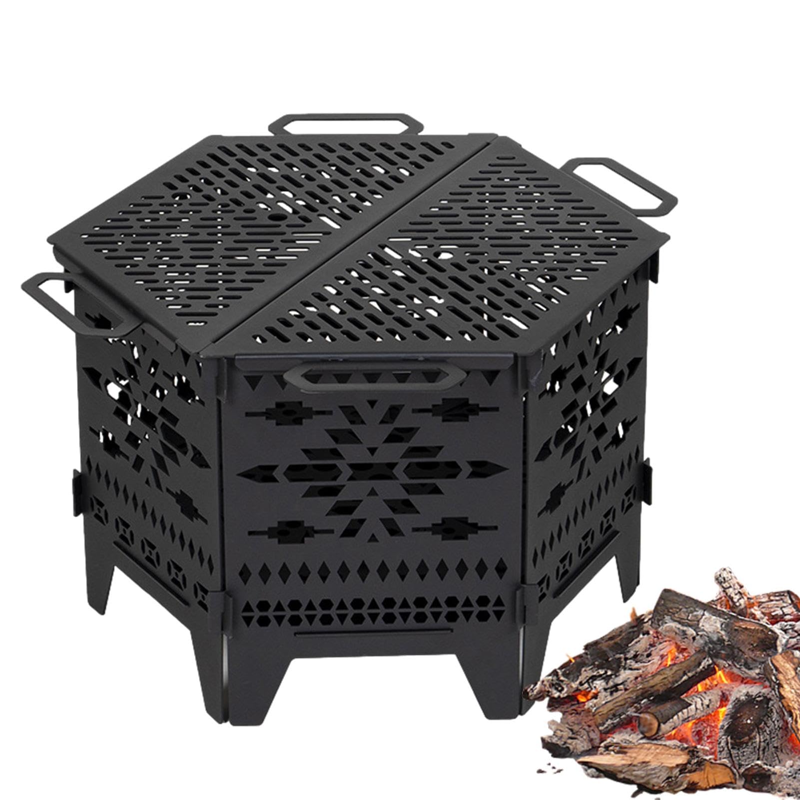 Da Campeggio - Bacino Da Fuoco Campeggio, Esterno, | Stufa A Legna Da Campeggio Stufa Pieghevole Esterna Per Barbecue Campeggio Viaggio O Picnic Camini Portatili, Fuoco Di Pa | Campeggio Stufa Pieghevole Esterna Per Barbecue Campeggio Viaggio O Picnic Cam