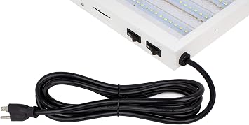 4x2ft led grow lights 200W with 5500K white spectrum and over 2.0PPF/W and 40000 lumens, ideal for 4ft T5 refurbishment, 8 fluorescent grow lights or 400W