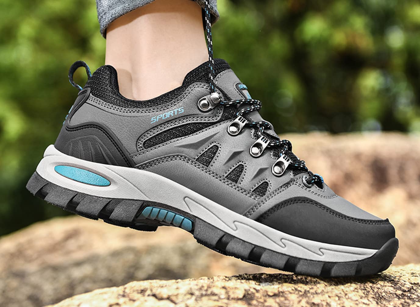 Chaussures de randonnée pour homme et femme - Chaussures de randonnée imperméables - Légères et unisexes