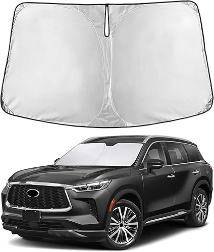 Miniatura 176 de EcoNour Parasol para parabrisas Rivian R1S / R1T 2022-2024 2025 2026, visera solar para parabrisas delantero y ventana, bloqueador de calor UV