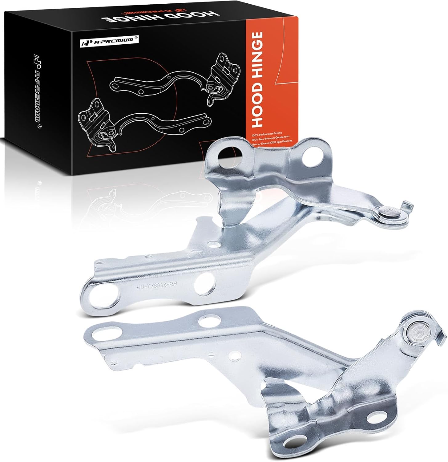 A-Premium Driver and Passenger Hood Hinges Compatible with Toyota Corolla 1998 1999 2000 2001 2002, Set of 2 Front Left and Right Side Hood Hinges, Replace# 5342002020, 5341002020