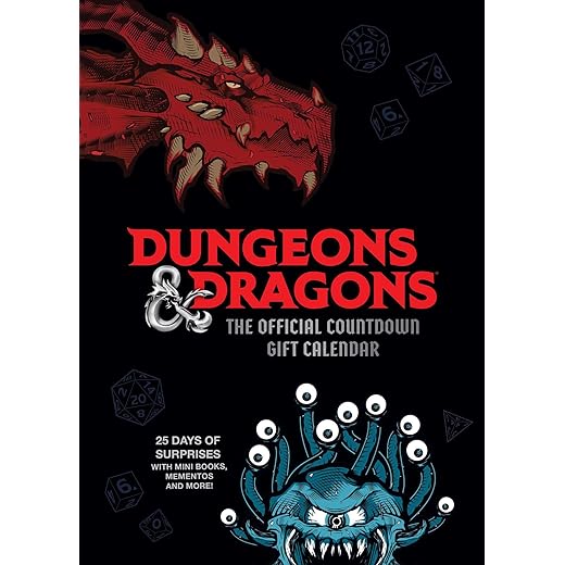 Dungeons & Dragons: The Official Countdown Gift Calendar: 25 Days of Mini Books, Mementos, and More!