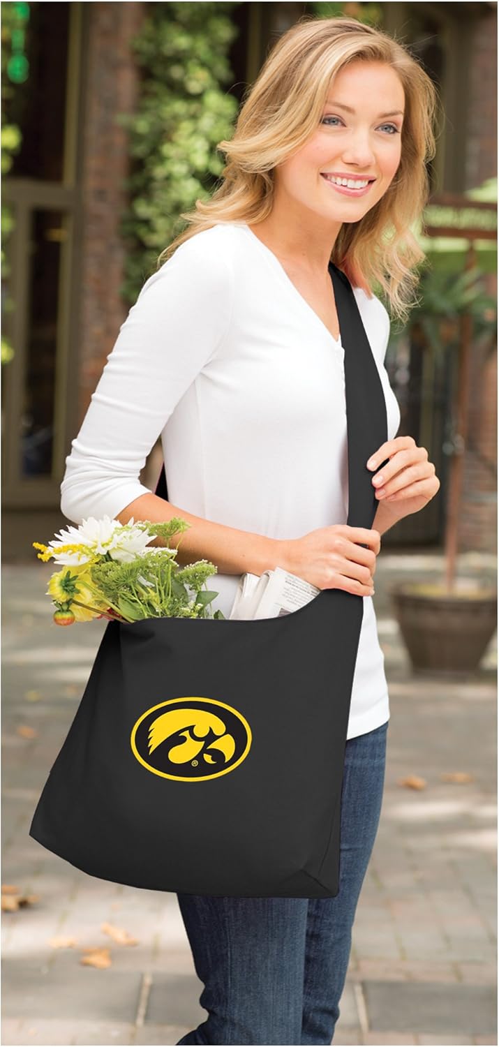 Broad Bay University of Iowa Tote Bag Best Sling Style Across Body Iowa Hawkeyes Shoulder Bags