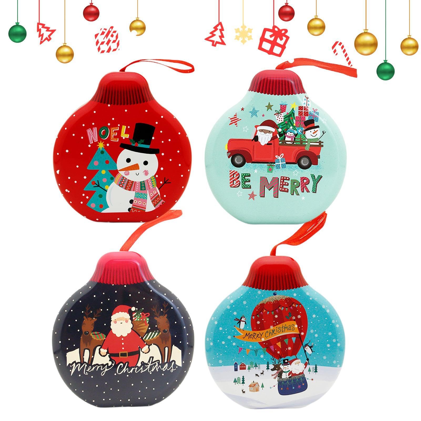 Boîte à biscuits de Noël et bonbons pour décorer vos tables de fêtes de fin d'année en famille
