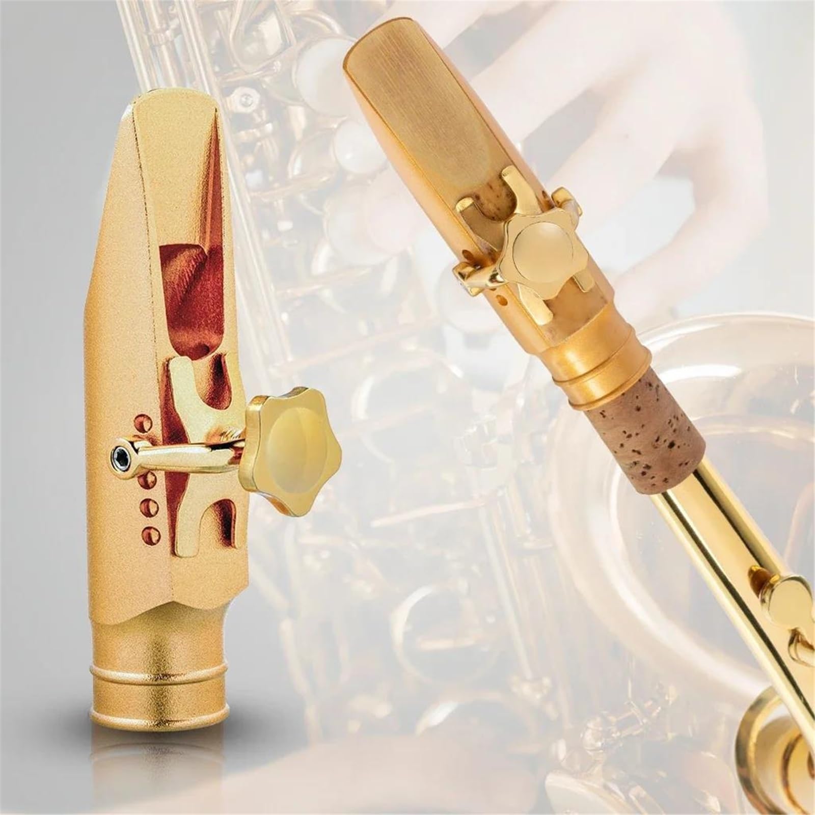 Profesjonalny Akcesoria do saksofonu Eb Sax 6.7.8.9 Ustnik Do Saksofonu Altowego Saksofon Jazzowy Gracz Na Saksofonie(9)