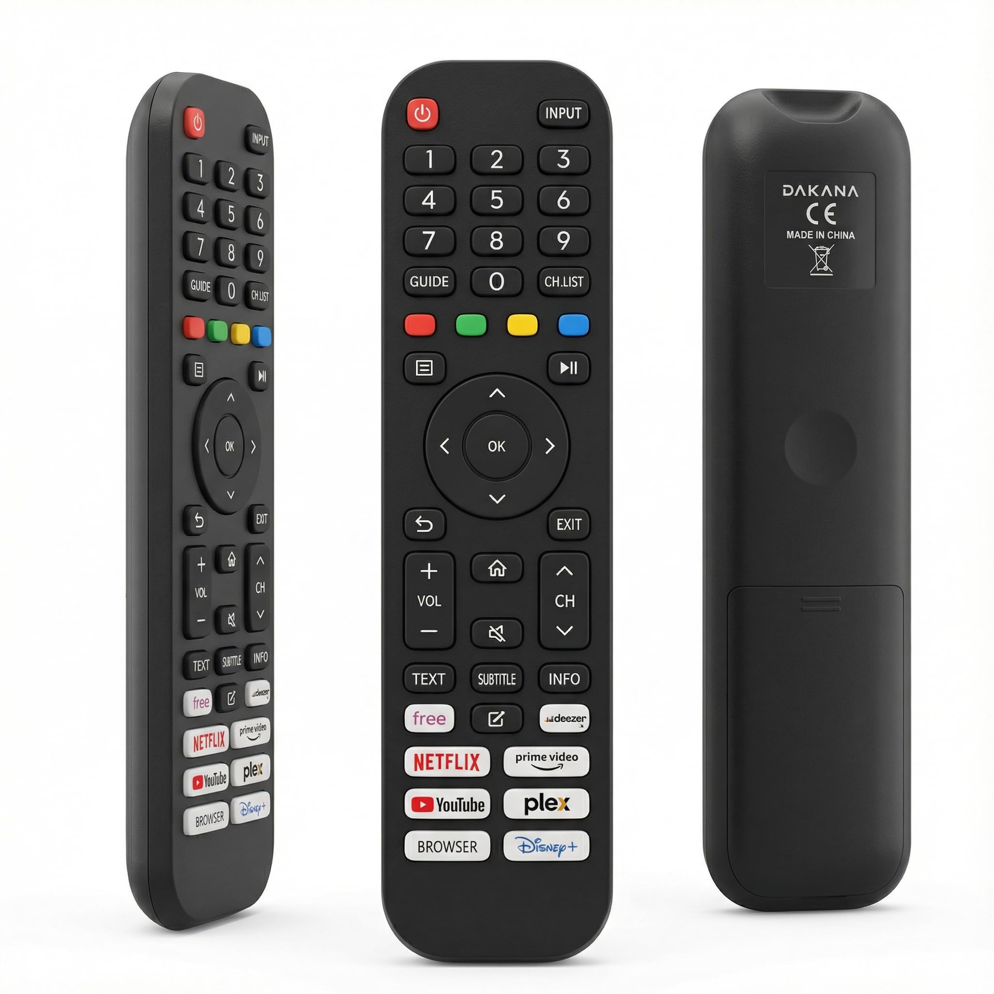 Dakana Dyon Smart TV VX serisi için uygun uzaktan kumanda – Movie