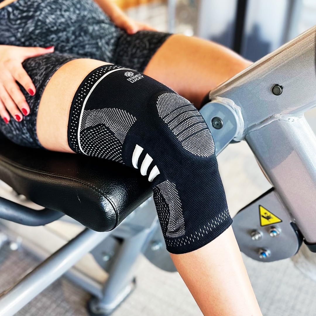 Amazon.co.jp: 男女兼用 膝サポーター 着圧膝スリーブ 痛みを