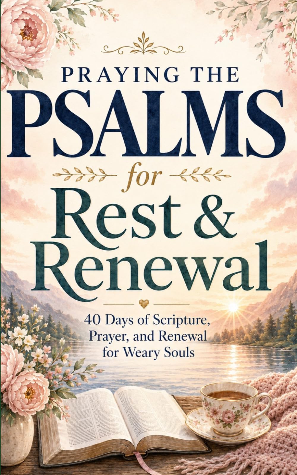 Praying the Psalms for Rest and Renewal: 40 Days of Scripture, Prayer, and Renewal for Weary Souls