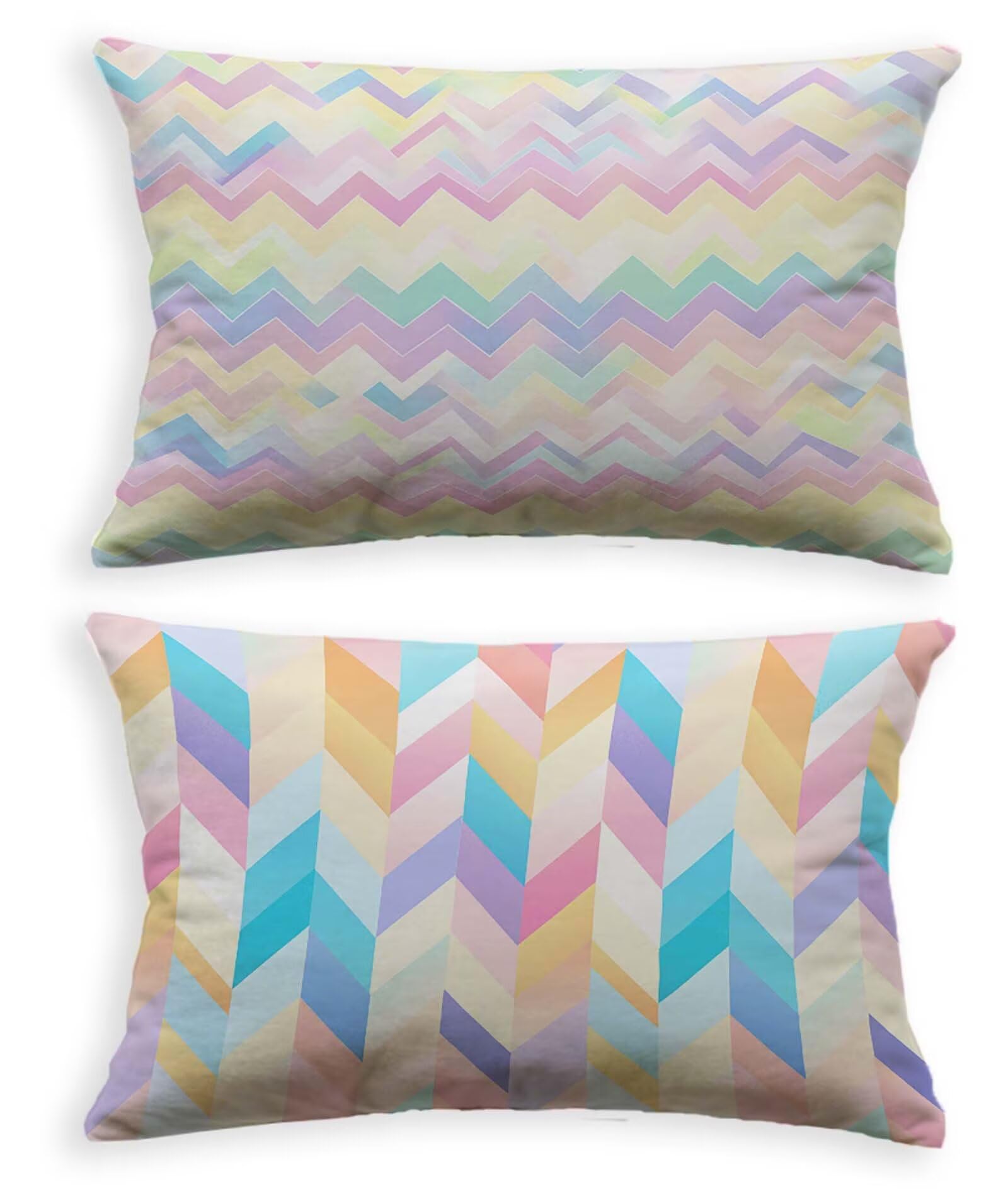 Housse de coussin 60x80 velours contre les taies ternes : lot de 2 déco durable