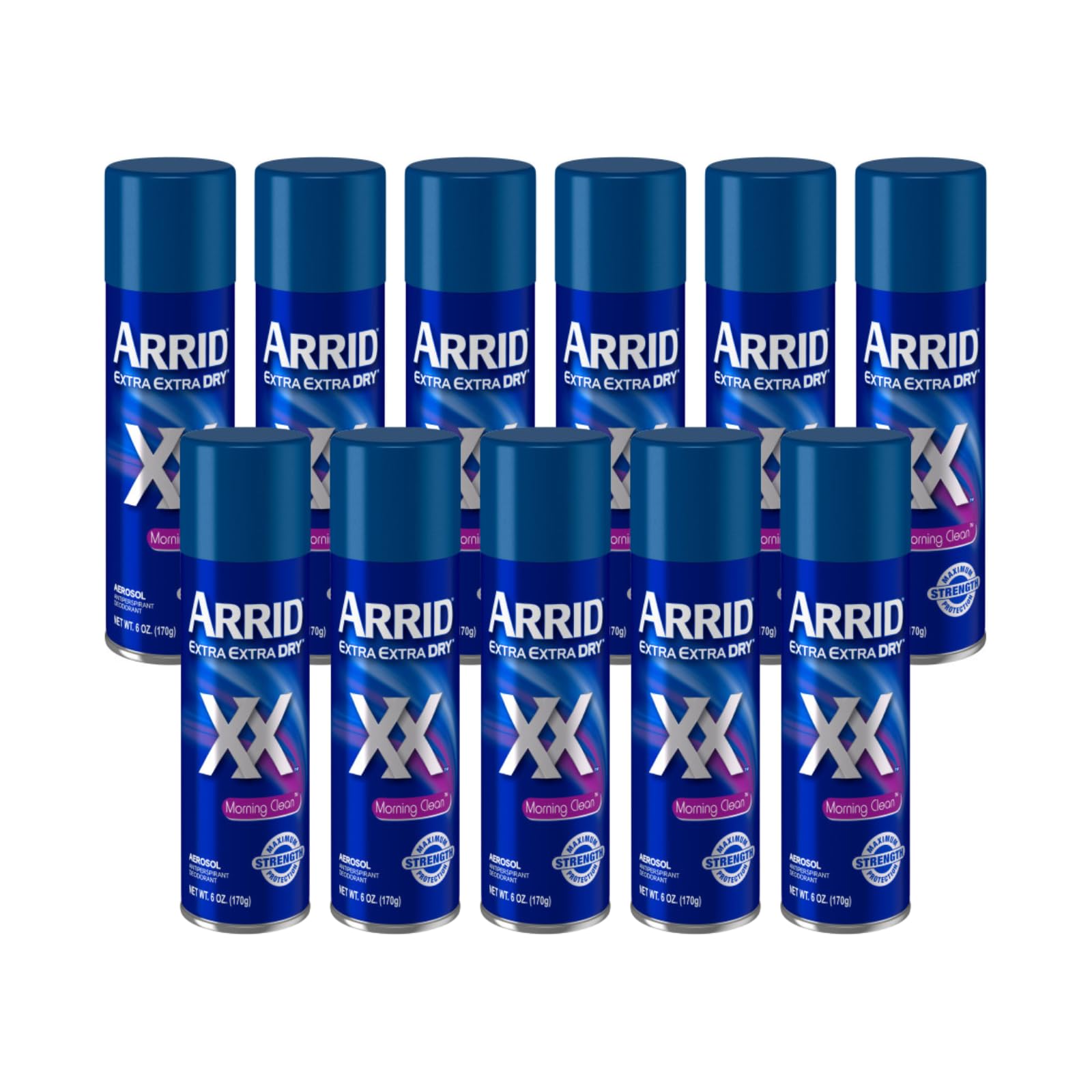 ARRID XX Anti-Perspirant Deodorant Spray, Morning Clean 6 oz (Pack of 11)-image-42