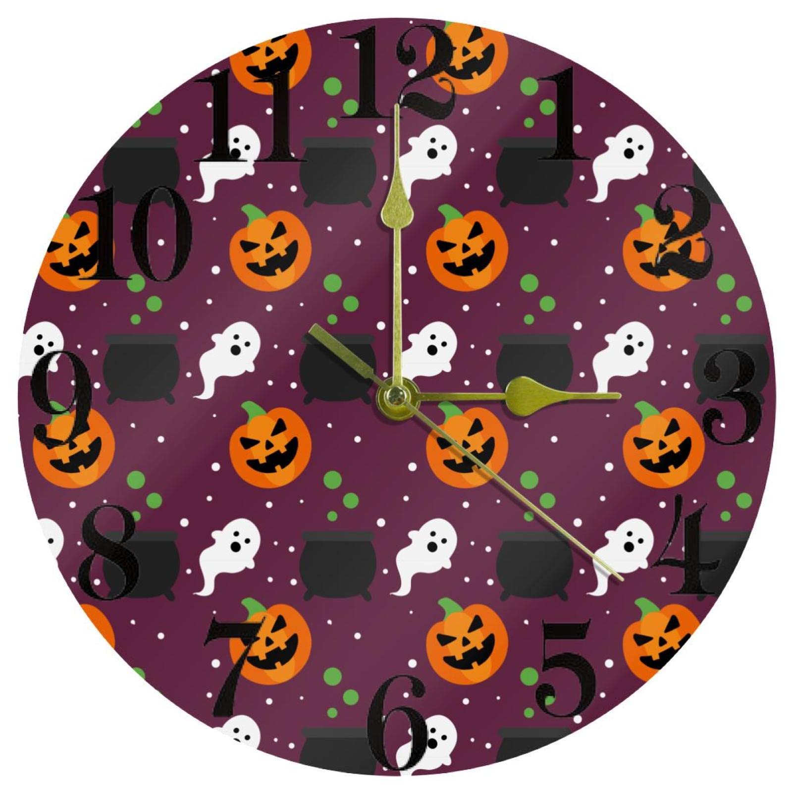 Horloge murale à quartz silencieuse pour maison cuisine et bureau 25,4 cm
