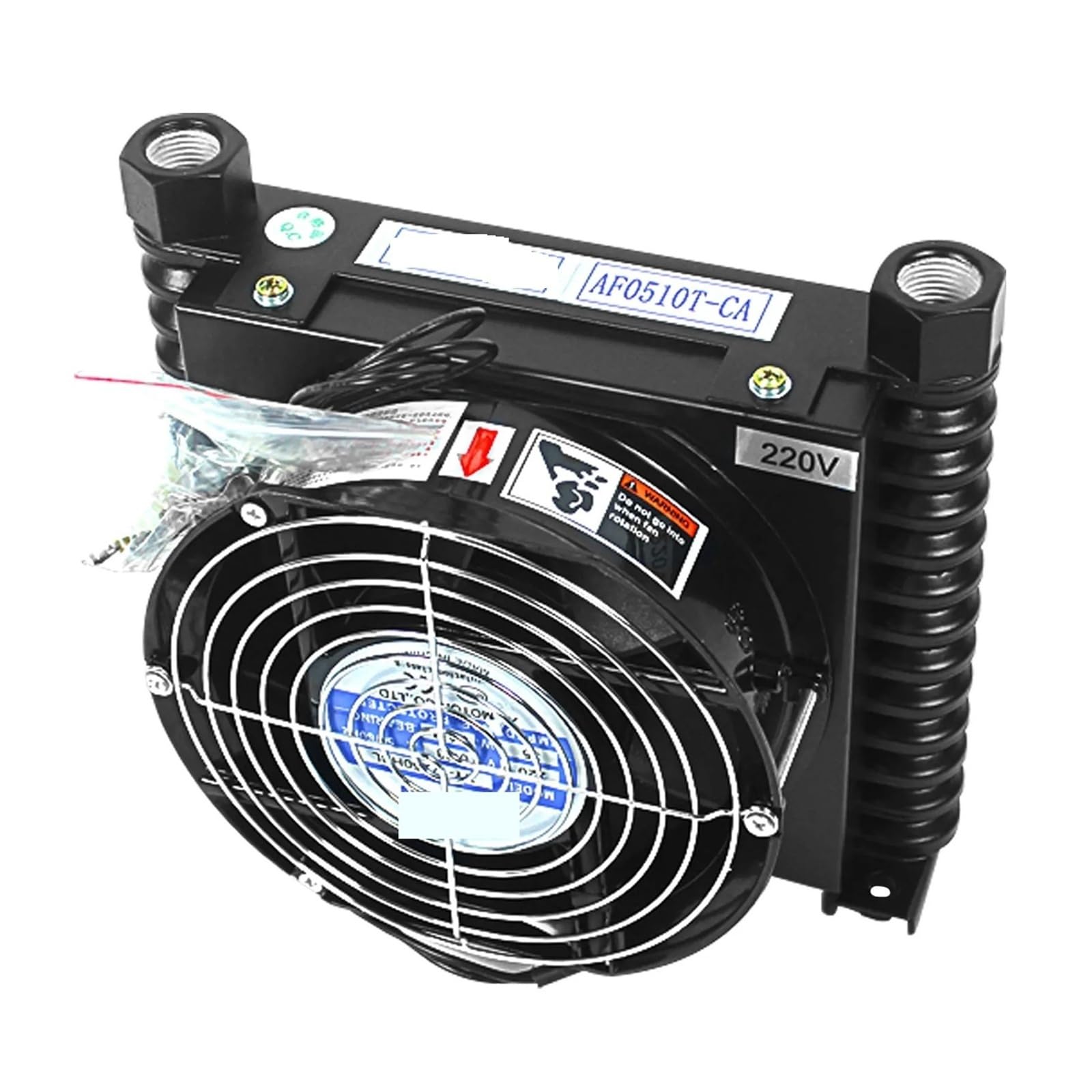 Ventola di raffreddamento dell'aria idraulica da 10 l/min Piastra AF0510T-CA - Radiatore dell'olio idraulico in alluminio con pinna for pompa Operazione stabile