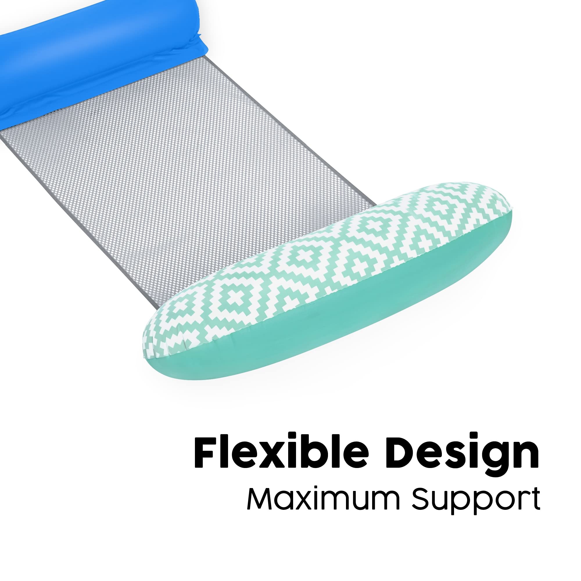 Bestway 4-in-1 Water Hammock, Luxury Inflatable Pool Hammock, Multi-purpose Pool Float
