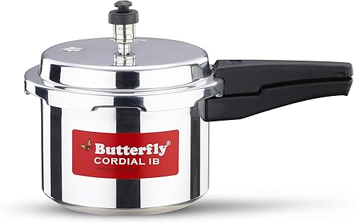 Butterfly Cordial - Olla a presión aluminio 3 L color plateado