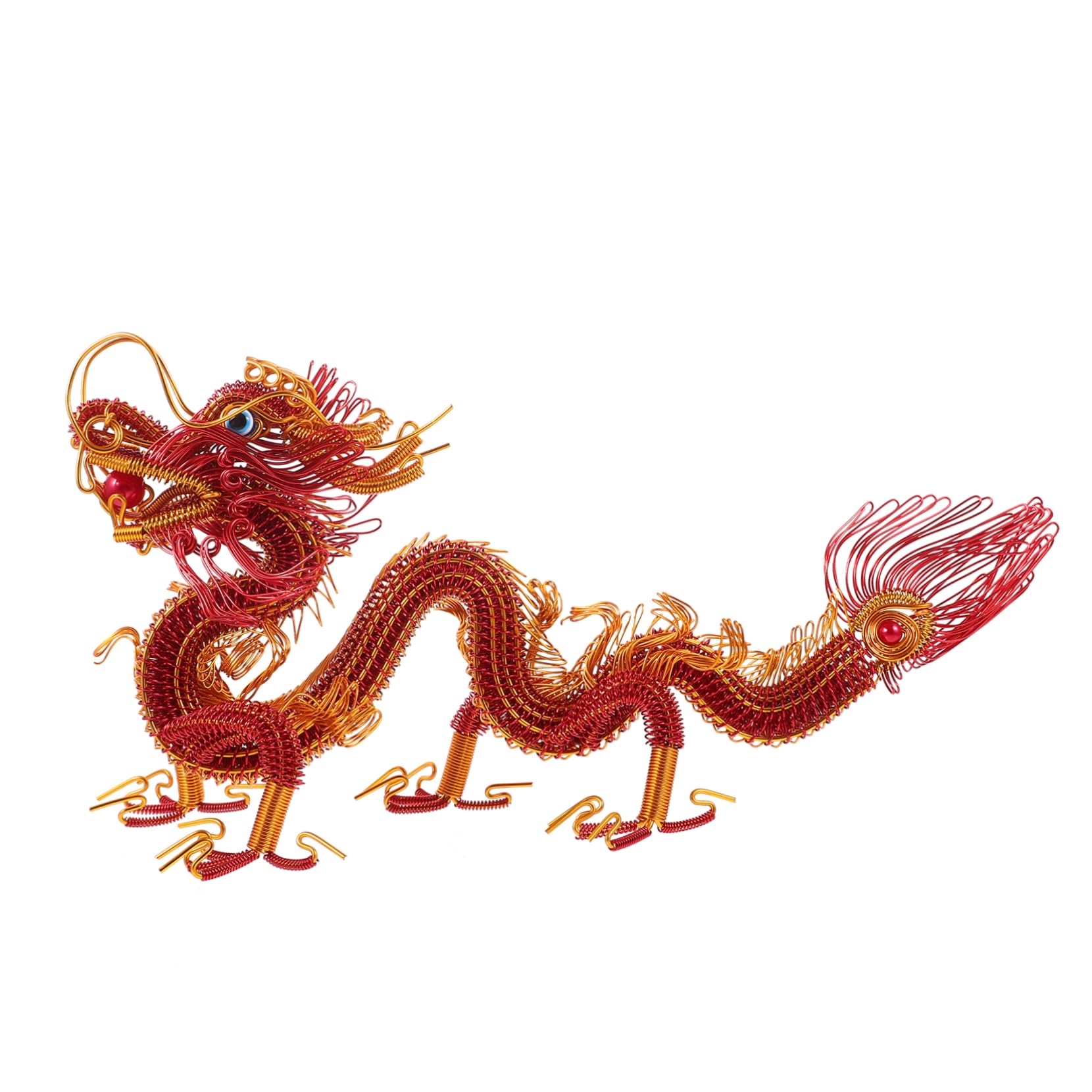 Statue de dragon Cabilock, objet de collection aux finitions soignées pour intérieur chic