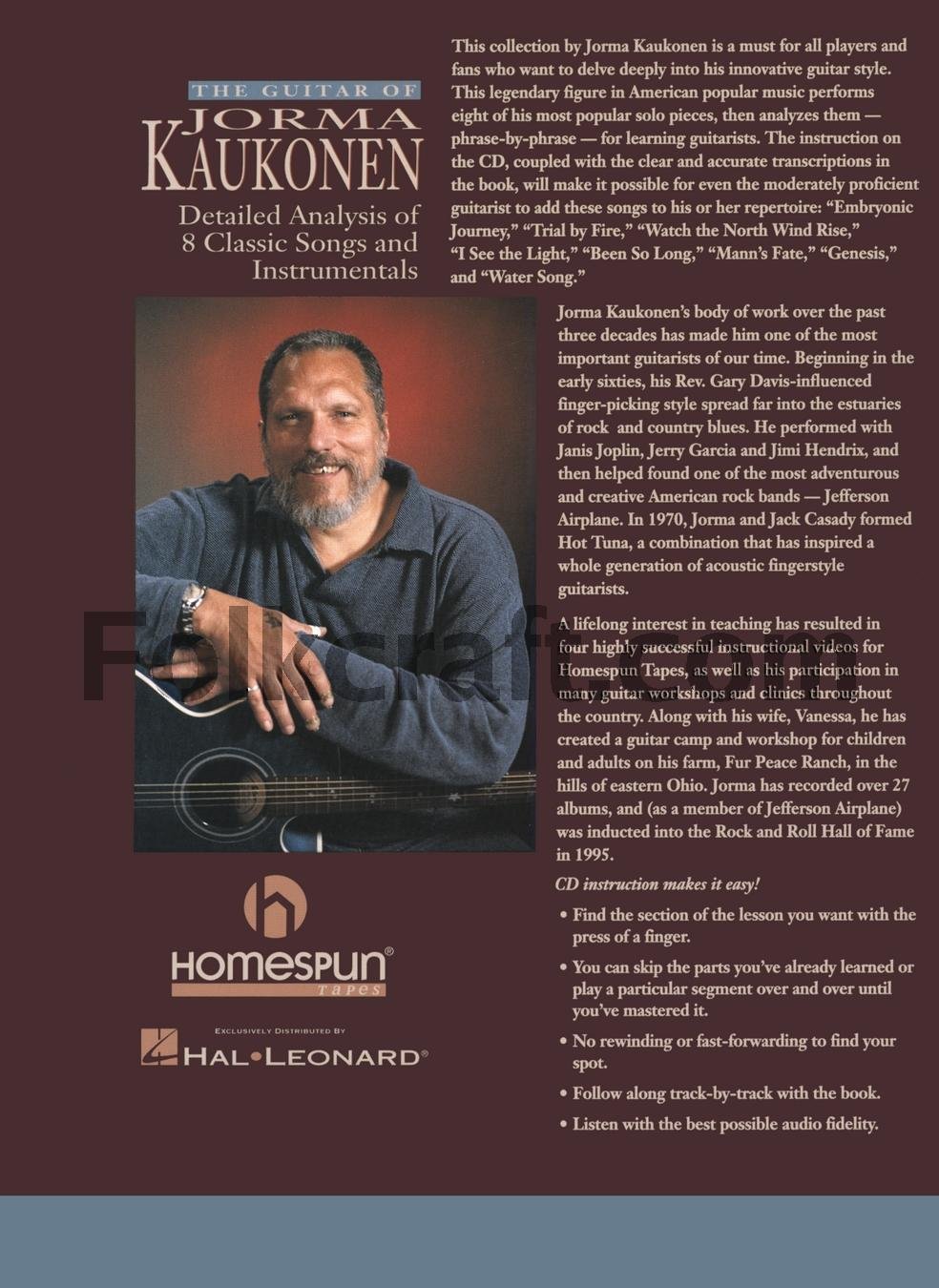 The Guitar of Jorma Kaukonen Book/Online Audio (Listen & Learn) - Image 2