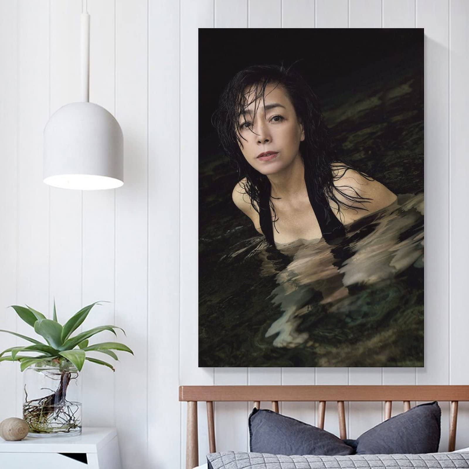 Amazon.co.jp: MIPOPS柏原芳恵写真ポスター キャンバス 芸術 ポスター