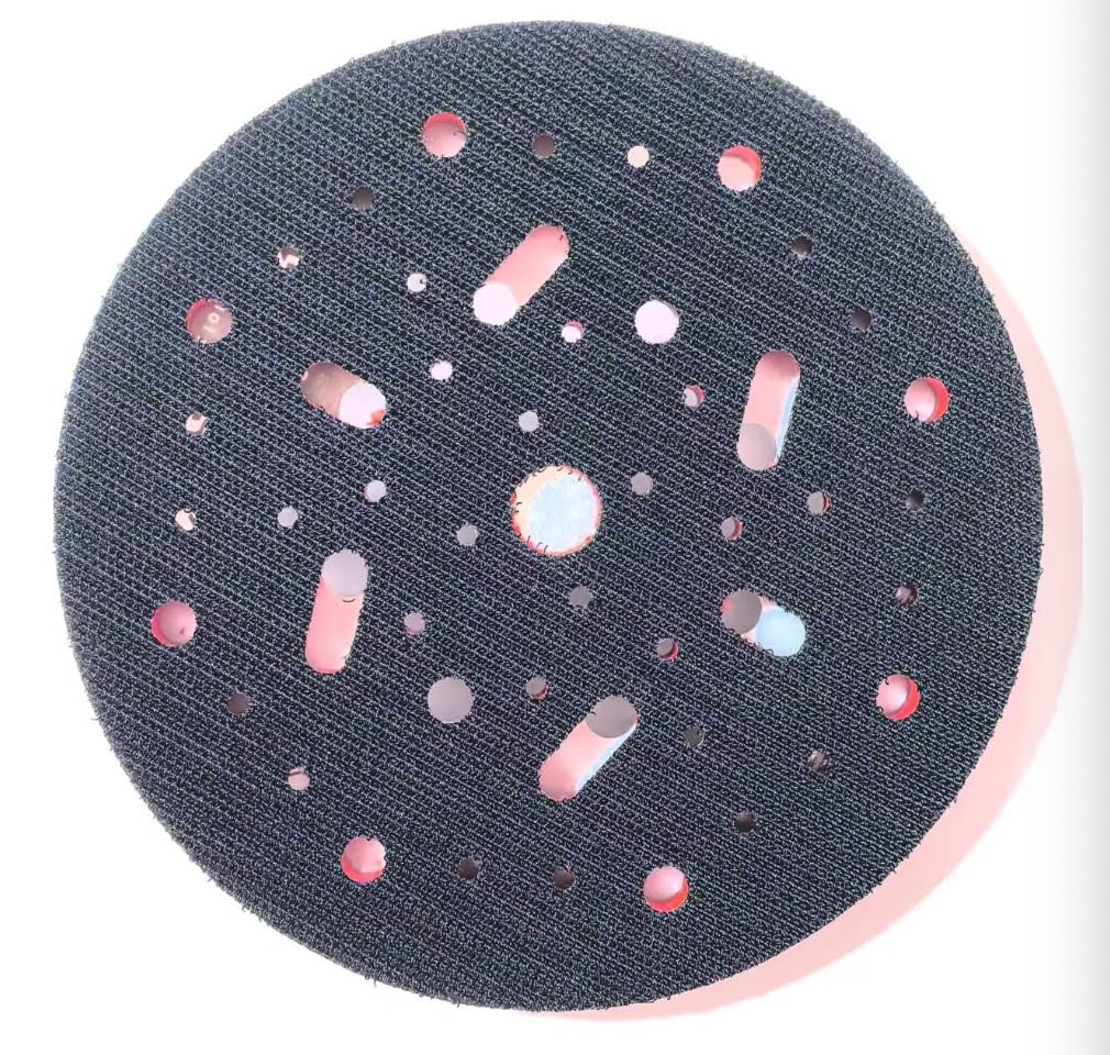 FANZWORK Plateau de ponçage velcro pour ponceuse excentrique Ø 150 mm | Filetage extérieur M8 | Plateau de ponçage avec velcro