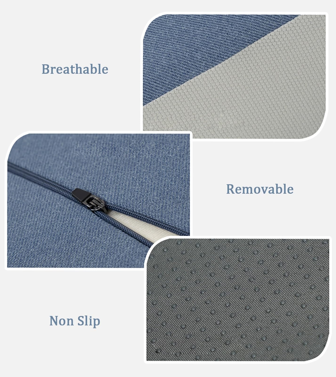 AMUFJJ Cuscino antireflusso Adulti Cuscino a Cuneo Lungo 80 cm, Cuneo da Letto per Dormire con reflusso Acido/Supporto per la Schiena e la Vita, Cunei per Cuscini per Anziani/Adulti/Incinte