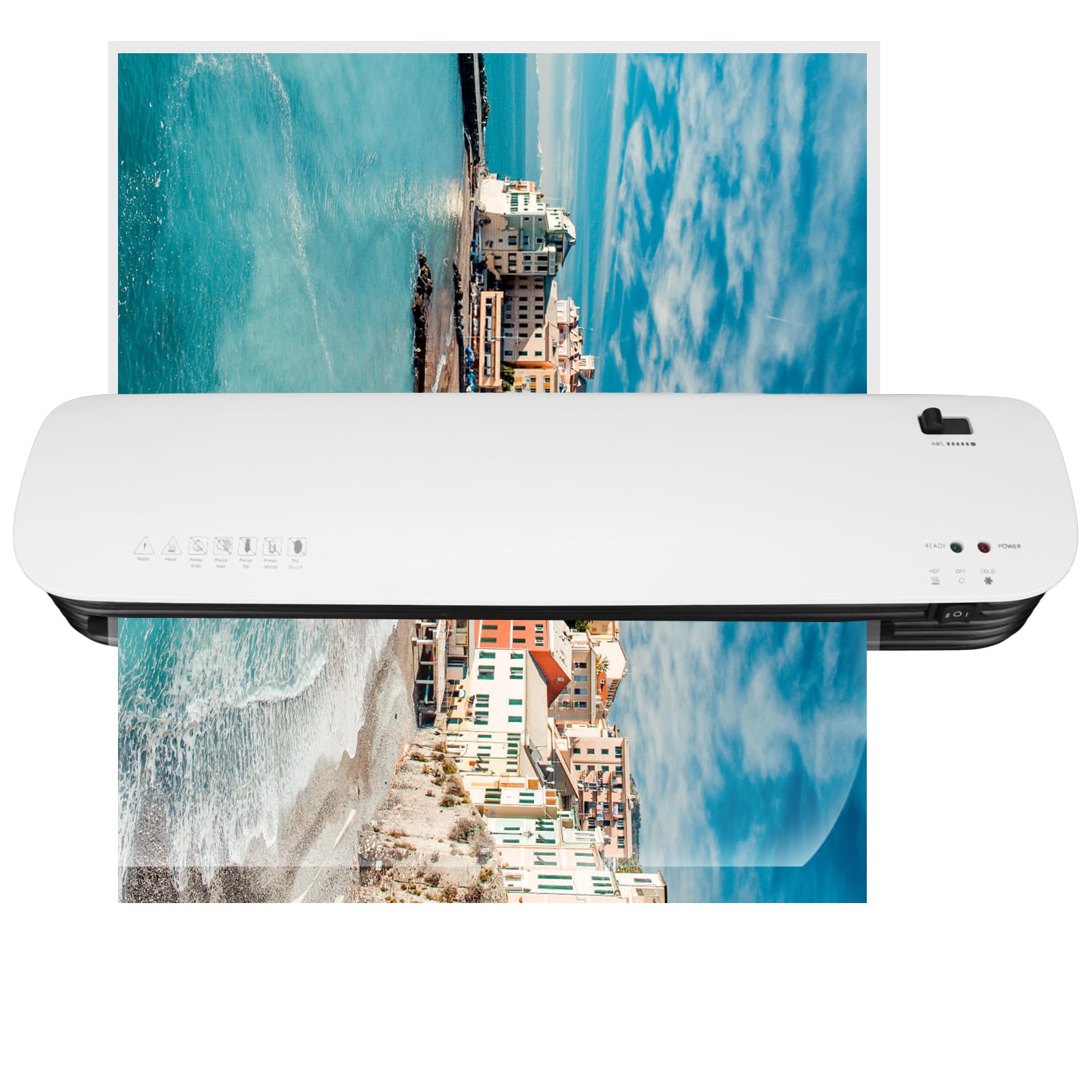 Laminator Machine , 12 . 6 Inch A3 Thermal Laminator , 2 Min Faster Preheat , avoid Jam self Desktop Hot and Cold Thermal Laminator for Home Office School Teacher Business(100 120V)