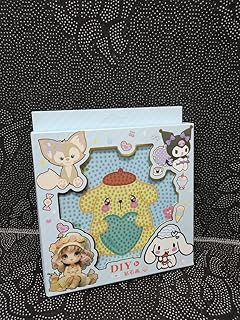 Diamond Painting Kit for Kids Develop Focus Skills and Patience, Improve Visual Coordination With a Frame