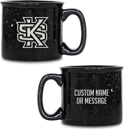 Miniatura 213 de Rico Industries NCAA Utah Utes - Taza de café personalizada de 12 onzas con logotipo grabado con láser profundo, taza de cerámica para acampar con