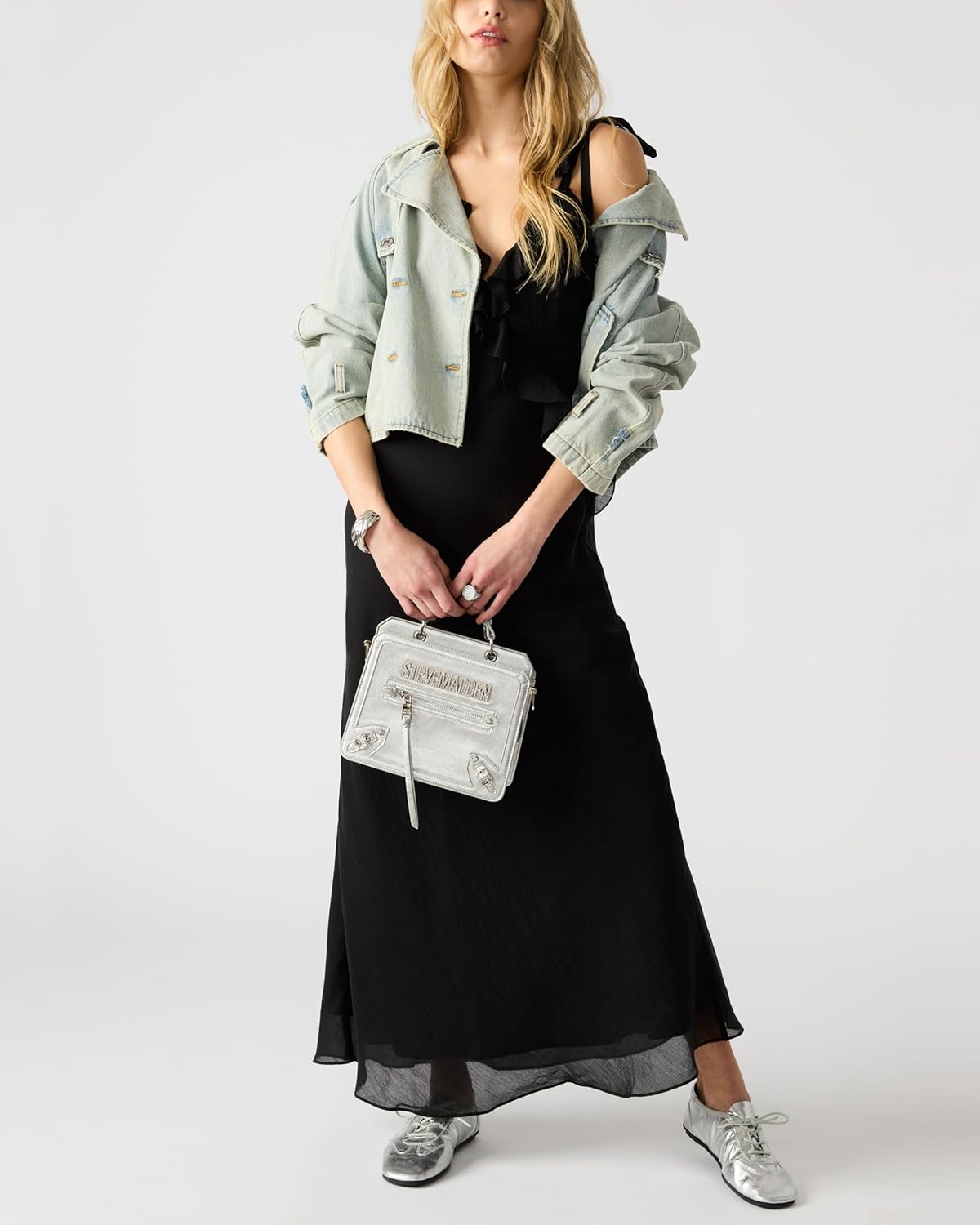 Steve Madden womens Steve Madden Evelyn Satchel - Image 2