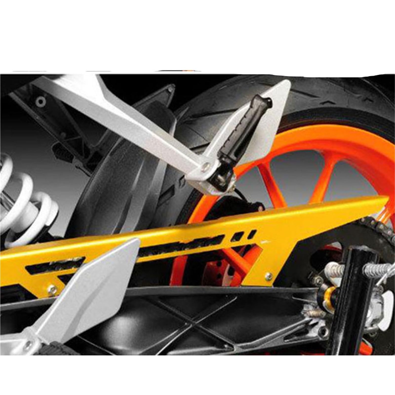 osłona zębatki silnika Pasuje do DUKE RC 125 200 250 390 2013-2023 motocykli Akcesoria Owiewka Osłona łańcucha ochronna