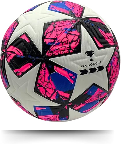 Balón de fútbol Tamaño 4. Balón de fútbol de campeones de fútbol GX. Material duradero de PU de grado profesional.