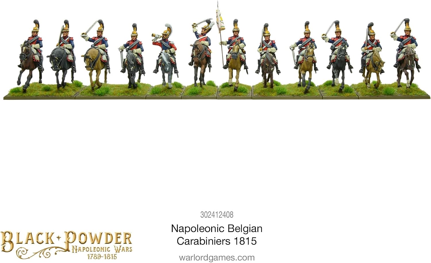 Black Powder, Napoleonic Wars, Belgian Carabiniers, 28MM Scale Miniatures