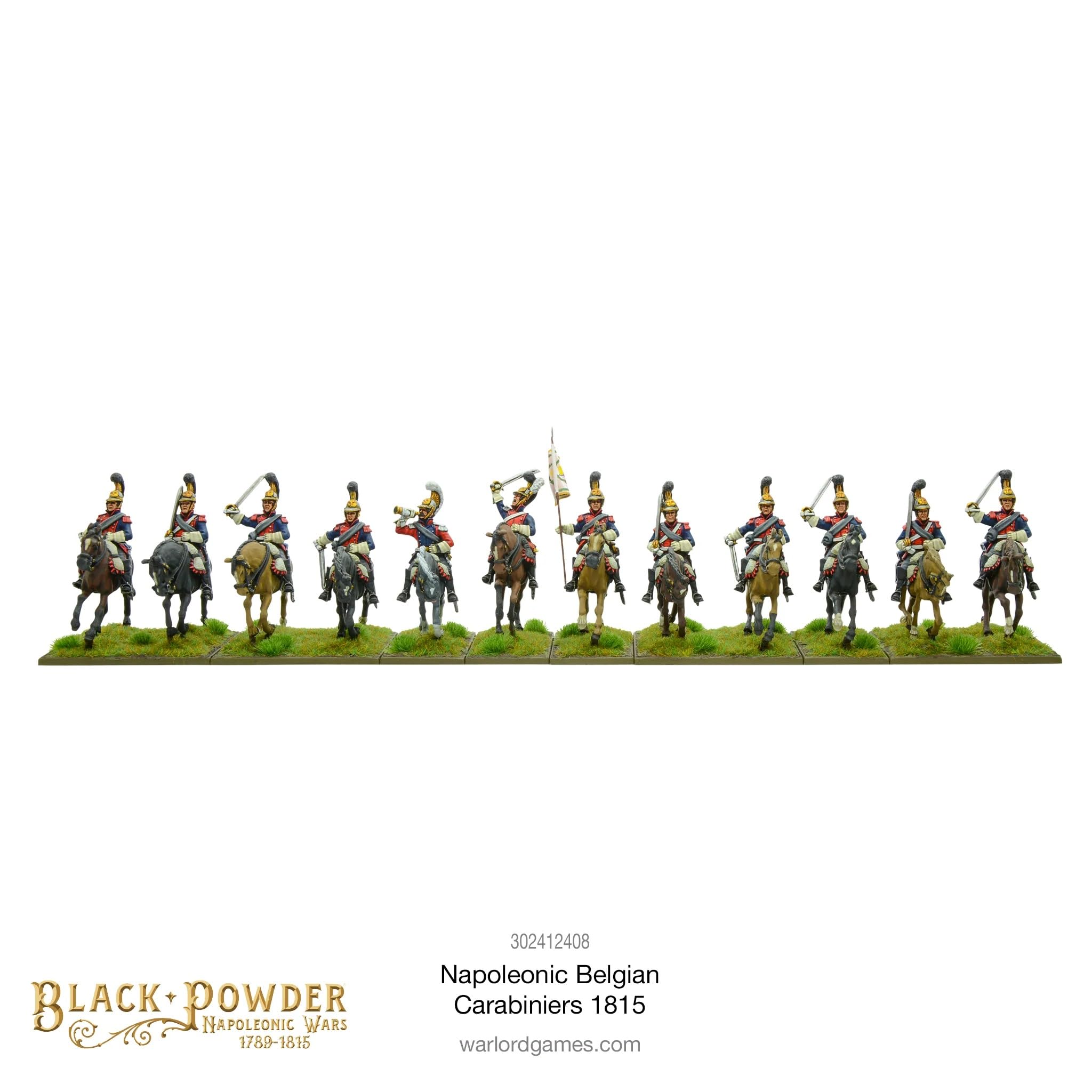 Warlord Games Black Powe, Napoleonic Wars, Belgian Carabiniers, 28MM Scale Miniatures, 302412504, Multicolor - Image 4
