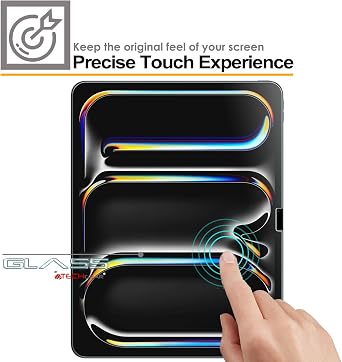 TECHGEAR 2 Pack Glass Screen Protector for Apple iPad Pro 13