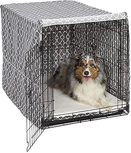 MidWest Funda para jaula de perro, para dar privacidad, se puede lavar a máquina y secar