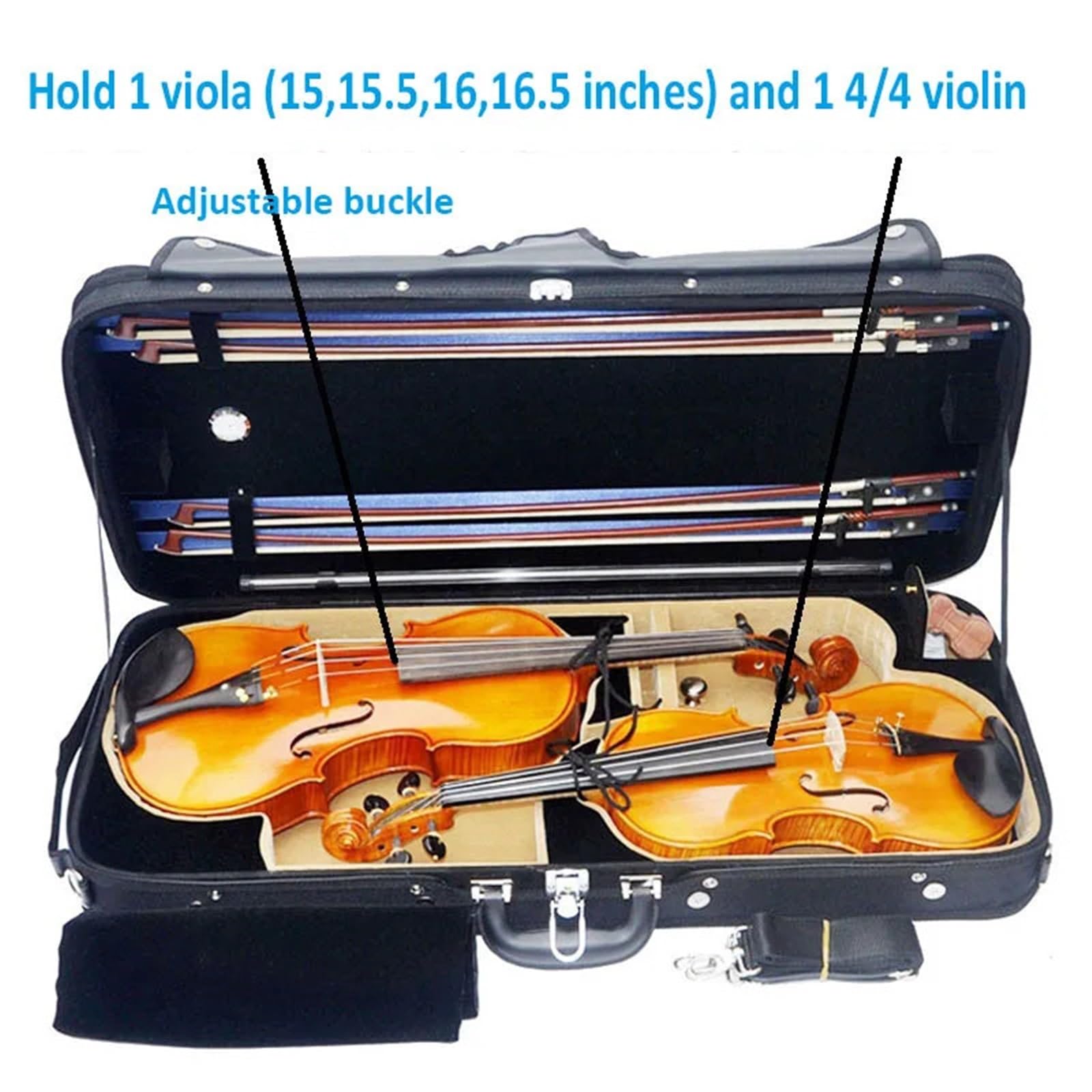 Estuche rígido for violín compuesto 4/4