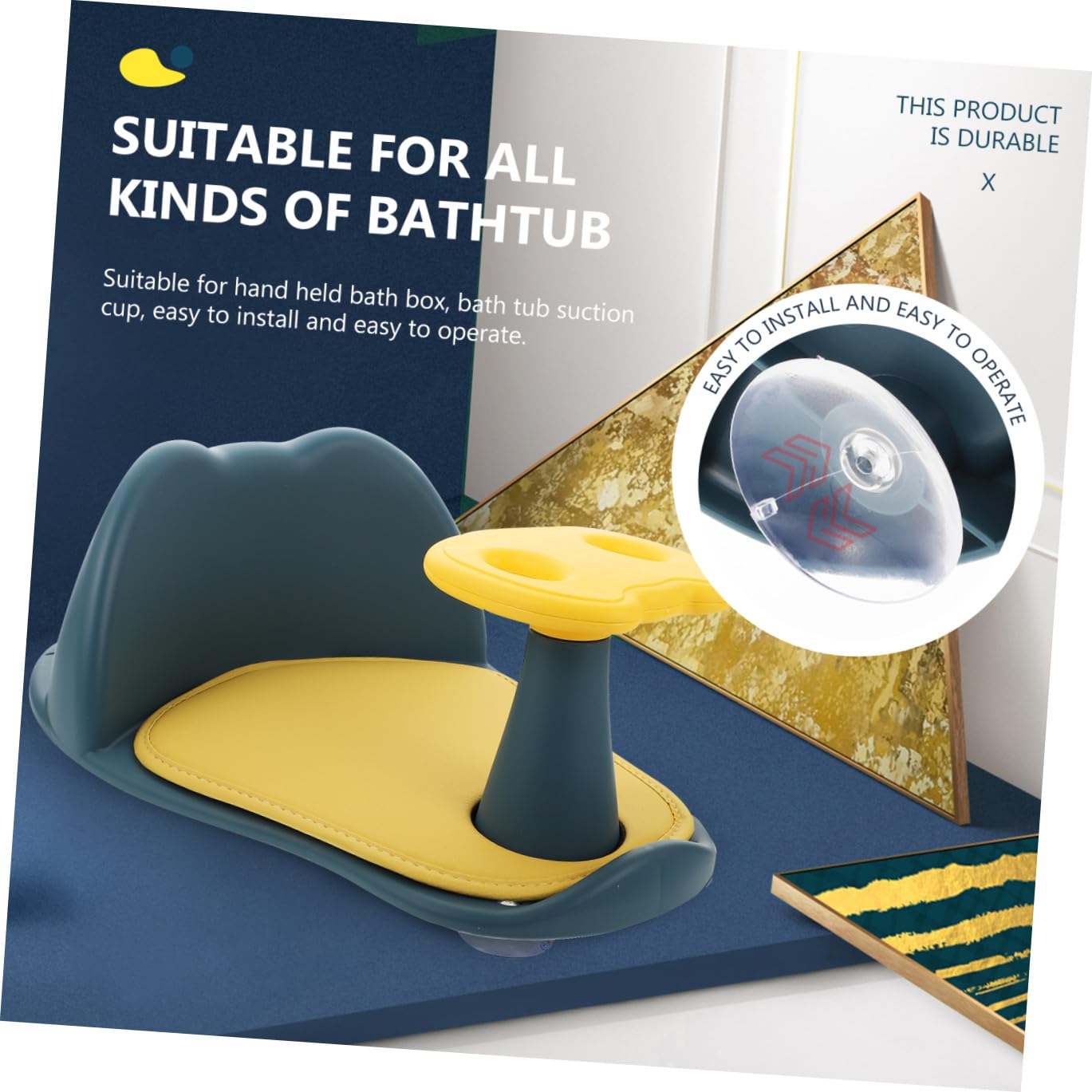 Badesitz Dusche Babysitz Für Neugeborene Babybäder Babybadewanne Säuglingssitz Badewanne Für Badezimmerbedarf Badebedarf Blau Polypropylen Pp