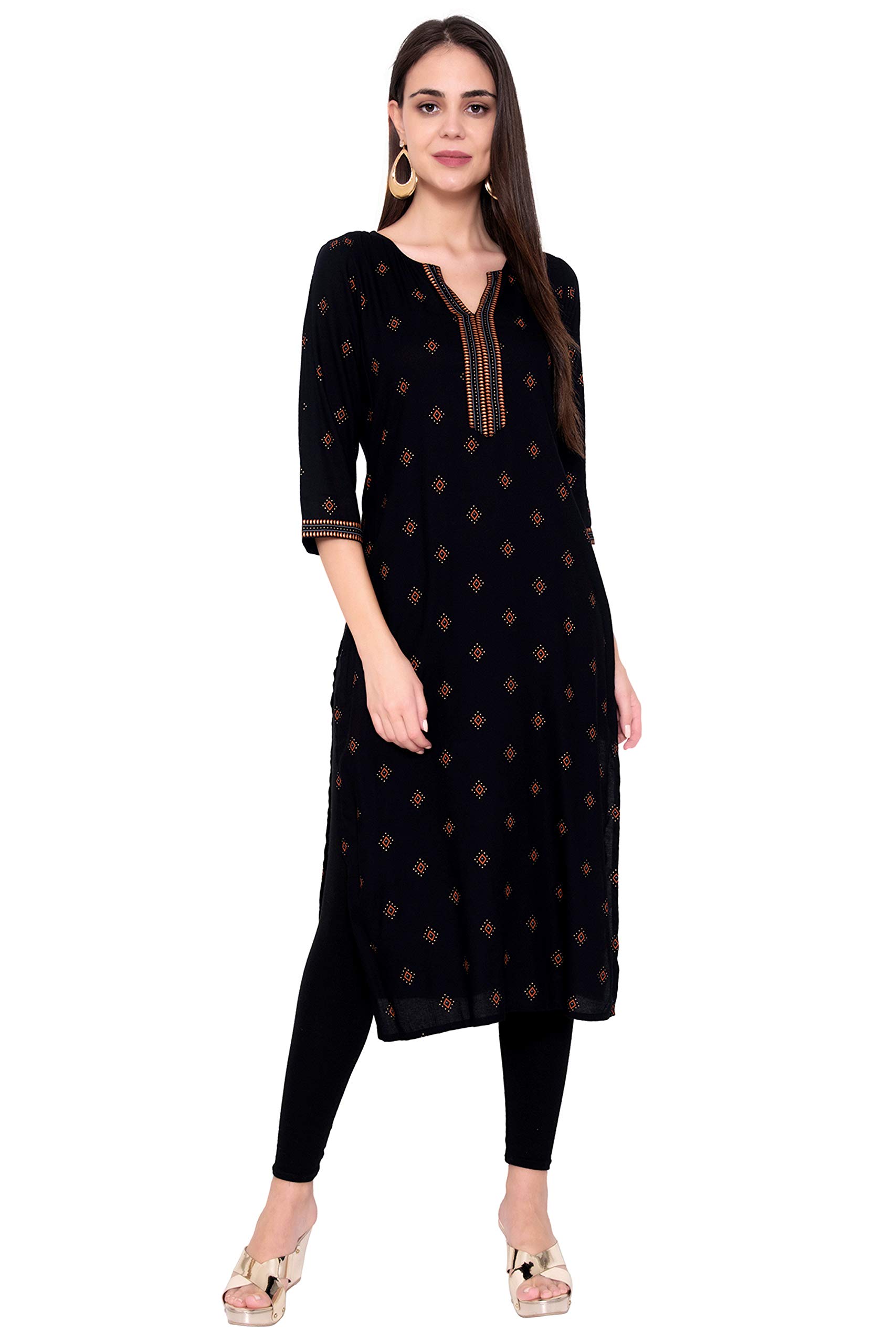 GOD BLESS Printed Straight Kurta