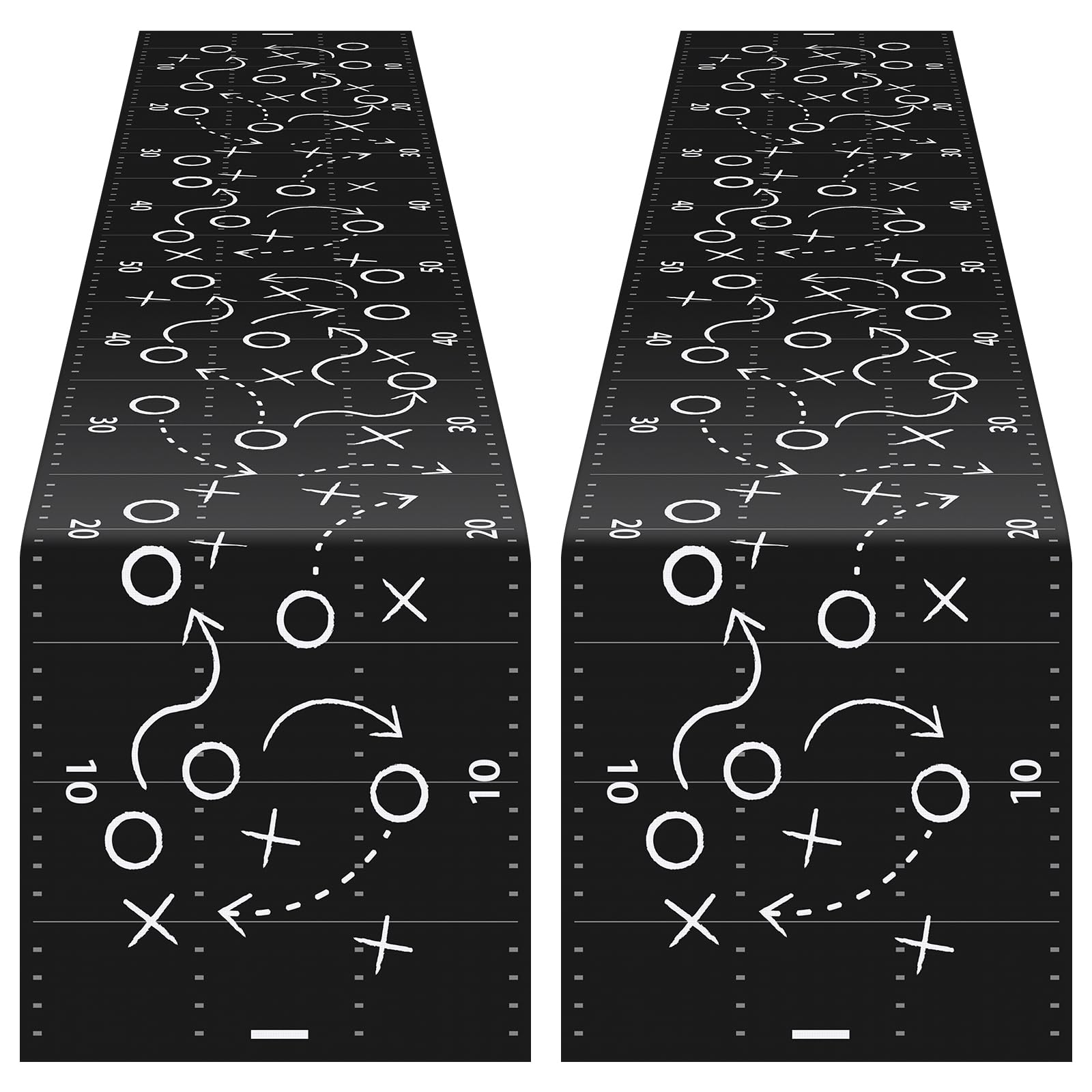 Chemin de table de football idéal pour un repas d'anniversaire enfant ou une soirée match