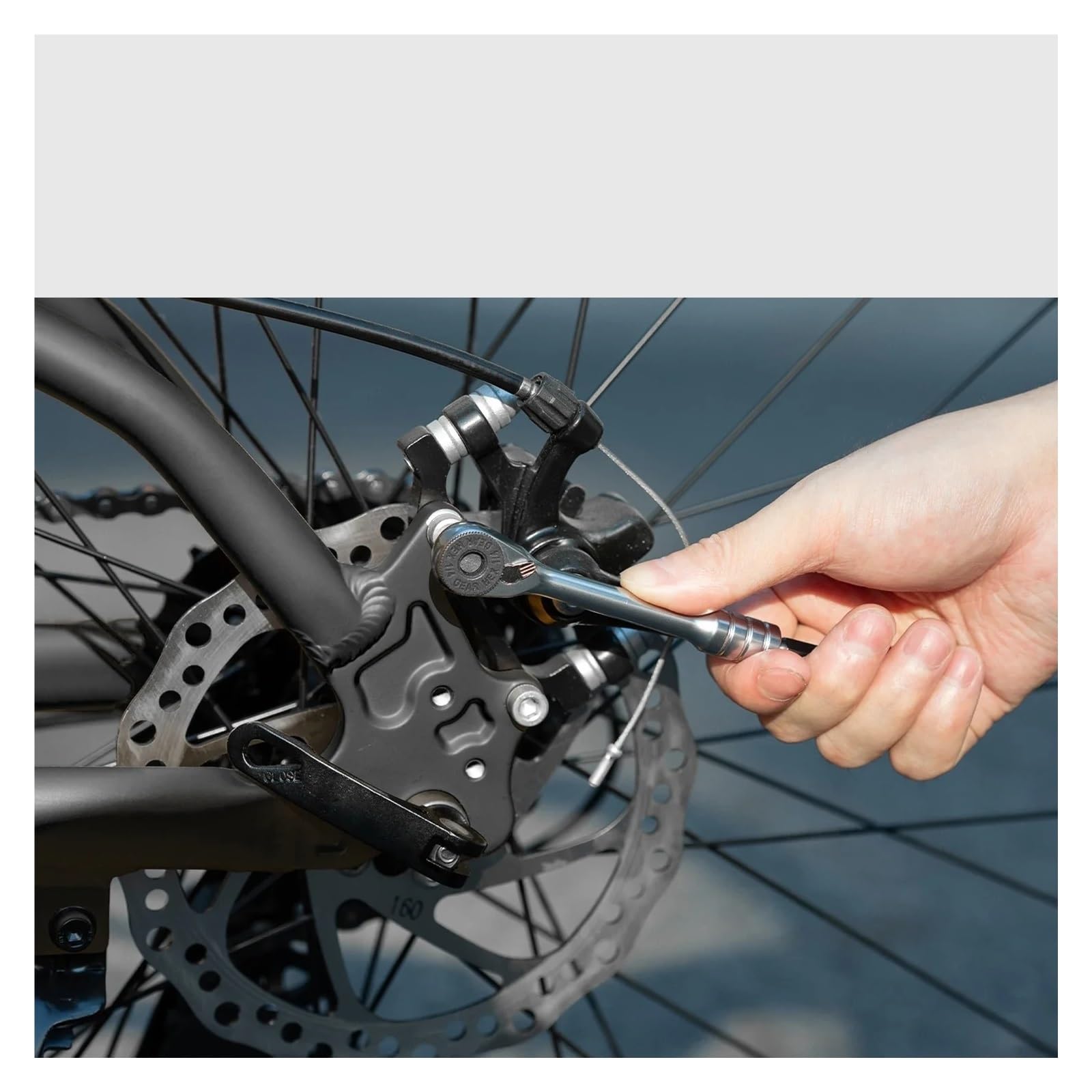 Herramientas de reparación bicicletas Juego llaves trinquete multifuncional combinación plegable compacta herramienta bicicleta aluminio