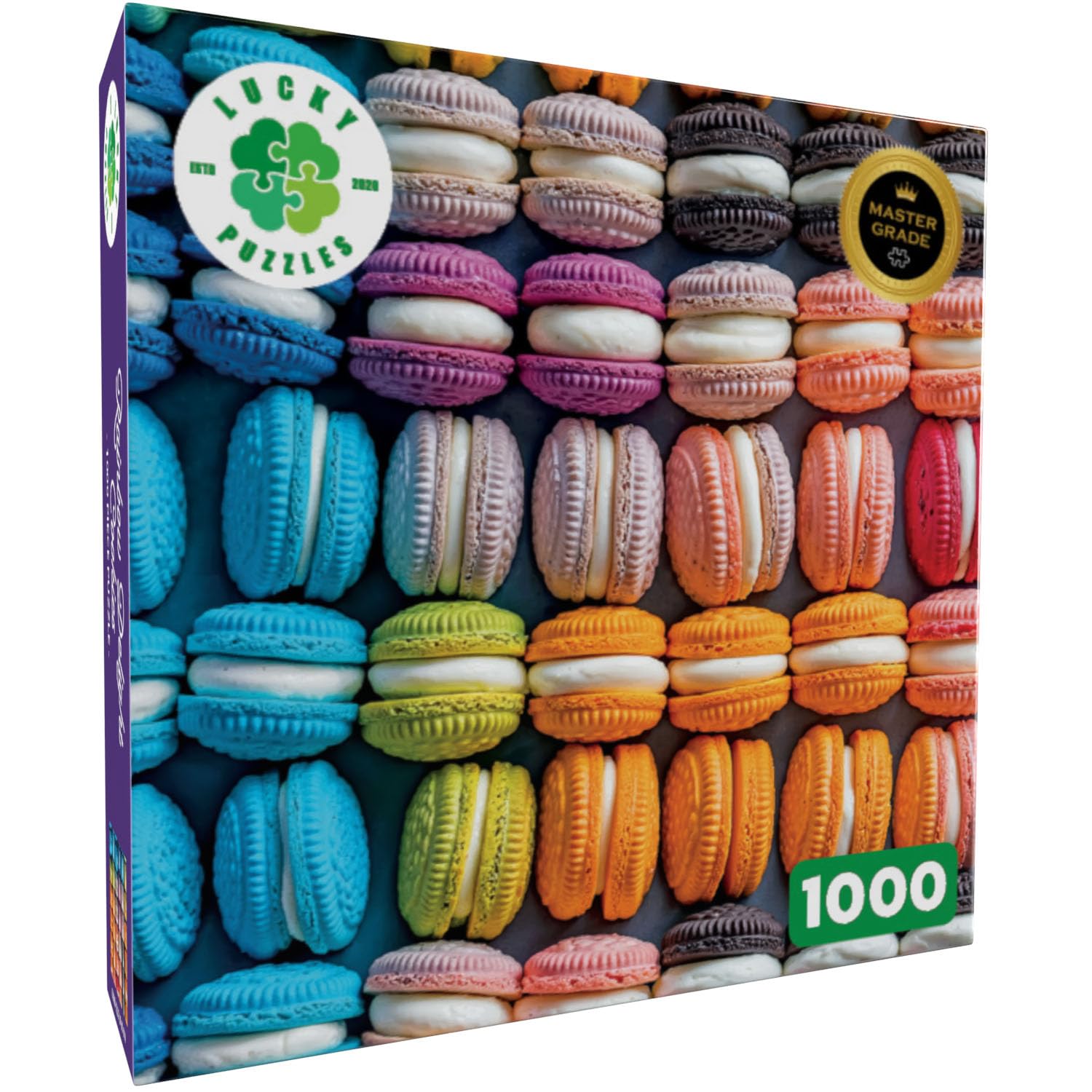 Rainbow Delight Cookies 1000 Piece Jigsaw Puzzle – Colorful, Challenging Adult Puzzle - View #9