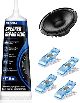 Speaker Repair Kit, Waterproof Shockproof with Solid Spacer Ring