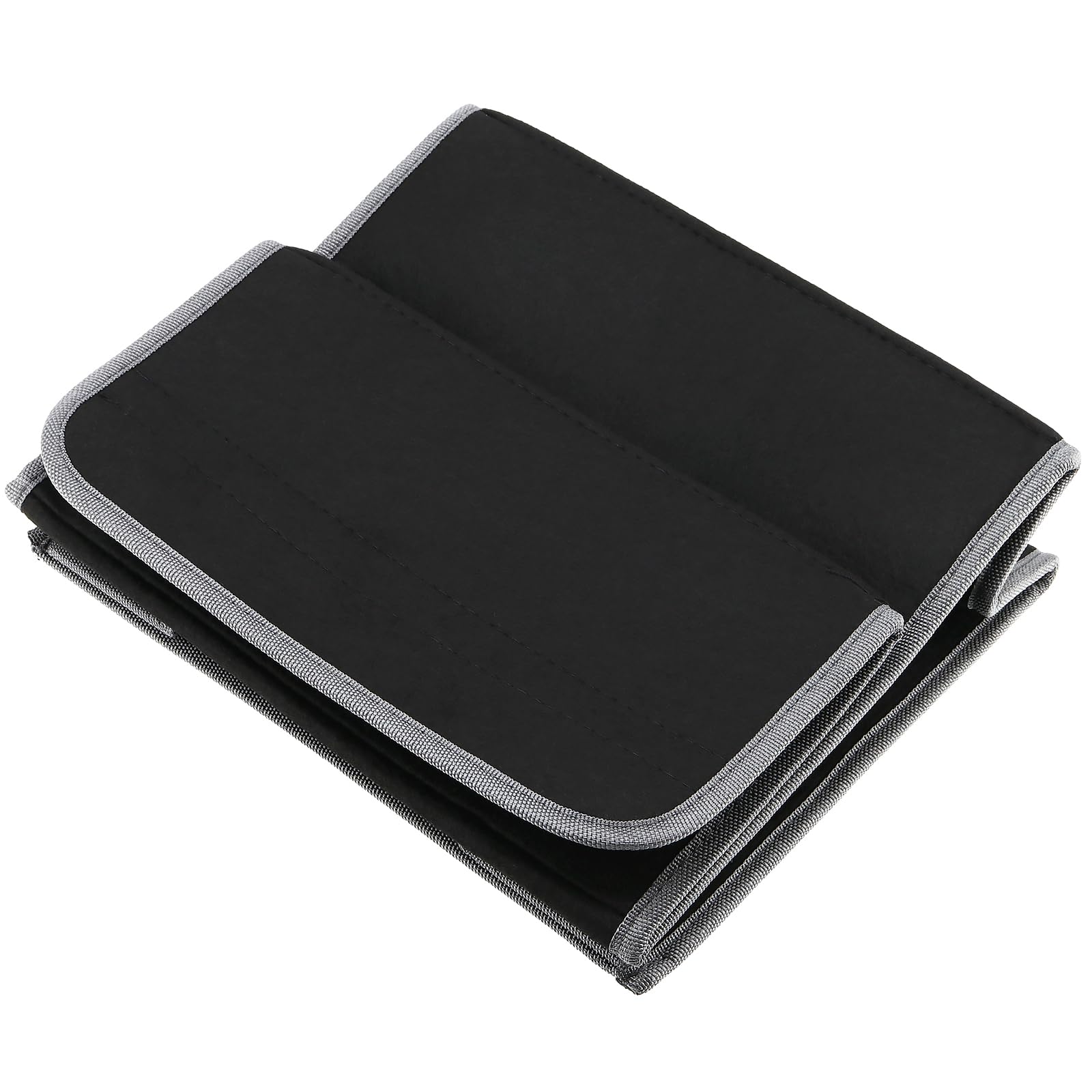 2 borse pieghevoli per bagagliaio auto, organizer per bagagliaio, borsa portaoggetti pieghevole nera per riporre attrezzi, 30 x 29 x 17 cm
