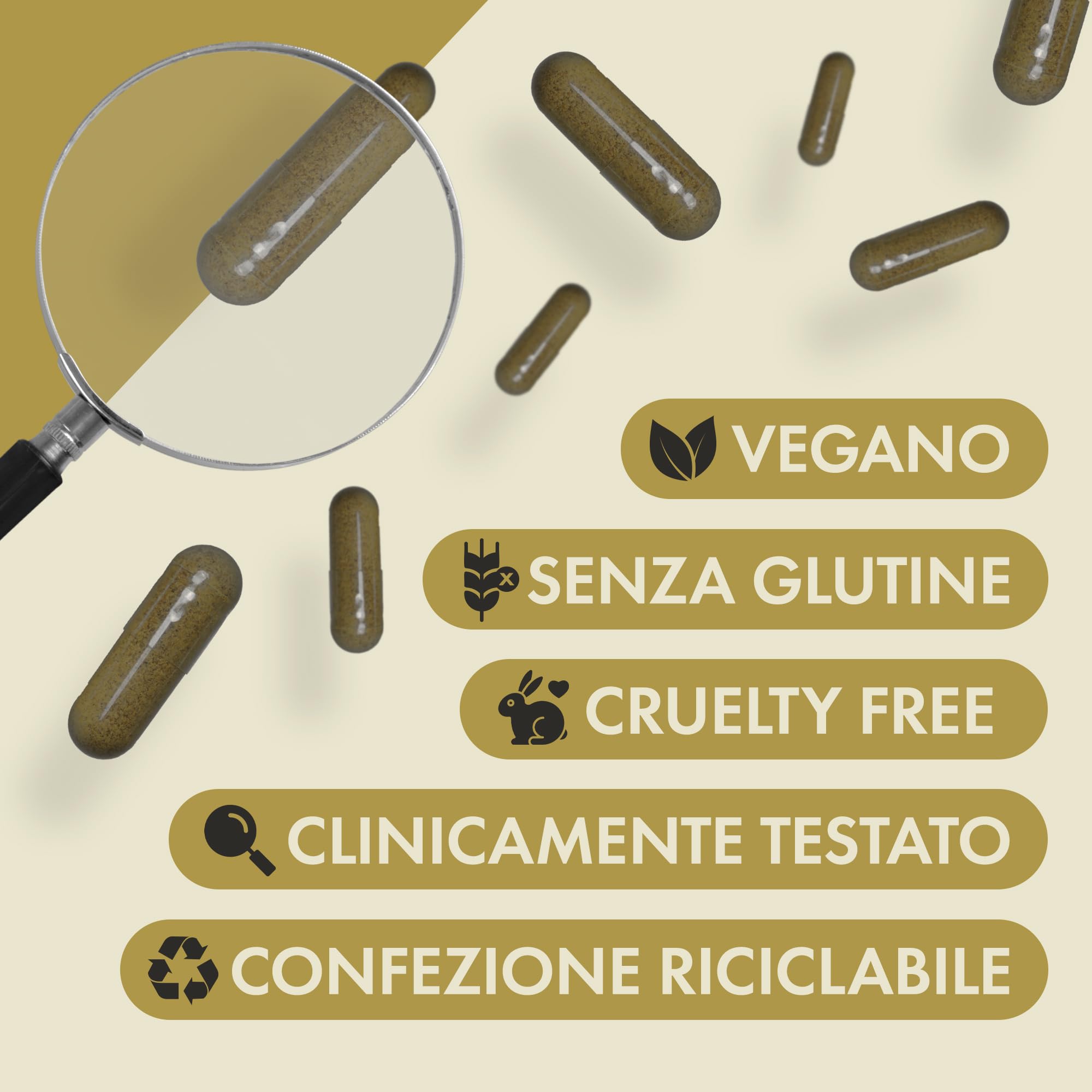 Incite Nutrition Maca Root Complex – 60 capsule vegane | Maca nera con reishi, tribulus e bacche di goji – Supporto per energia e vitalità – Capsule di radice di maca per uomini e donne