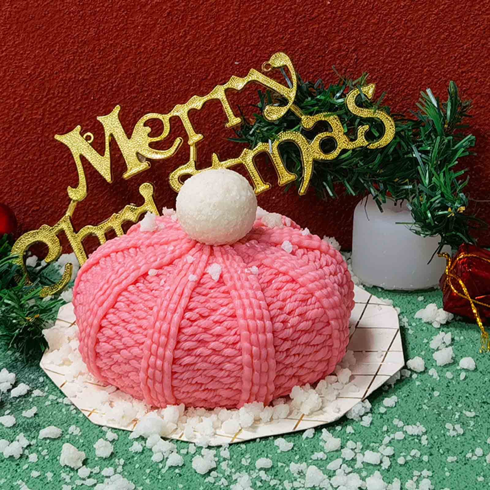 Moules à savons, chocolats, bonbons, gâteaux, décoration de gâteau en forme de chapeau de Noël, cadeau de pâtisserie